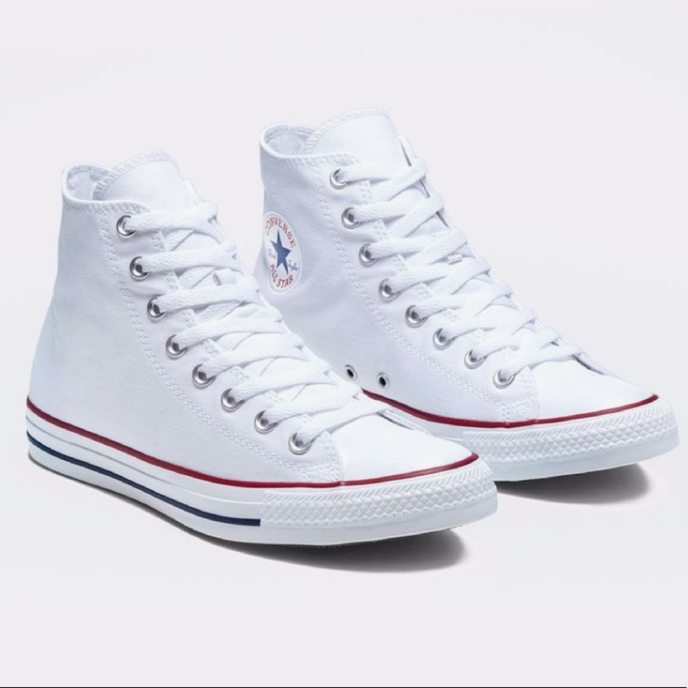 CONVERSE white high tops